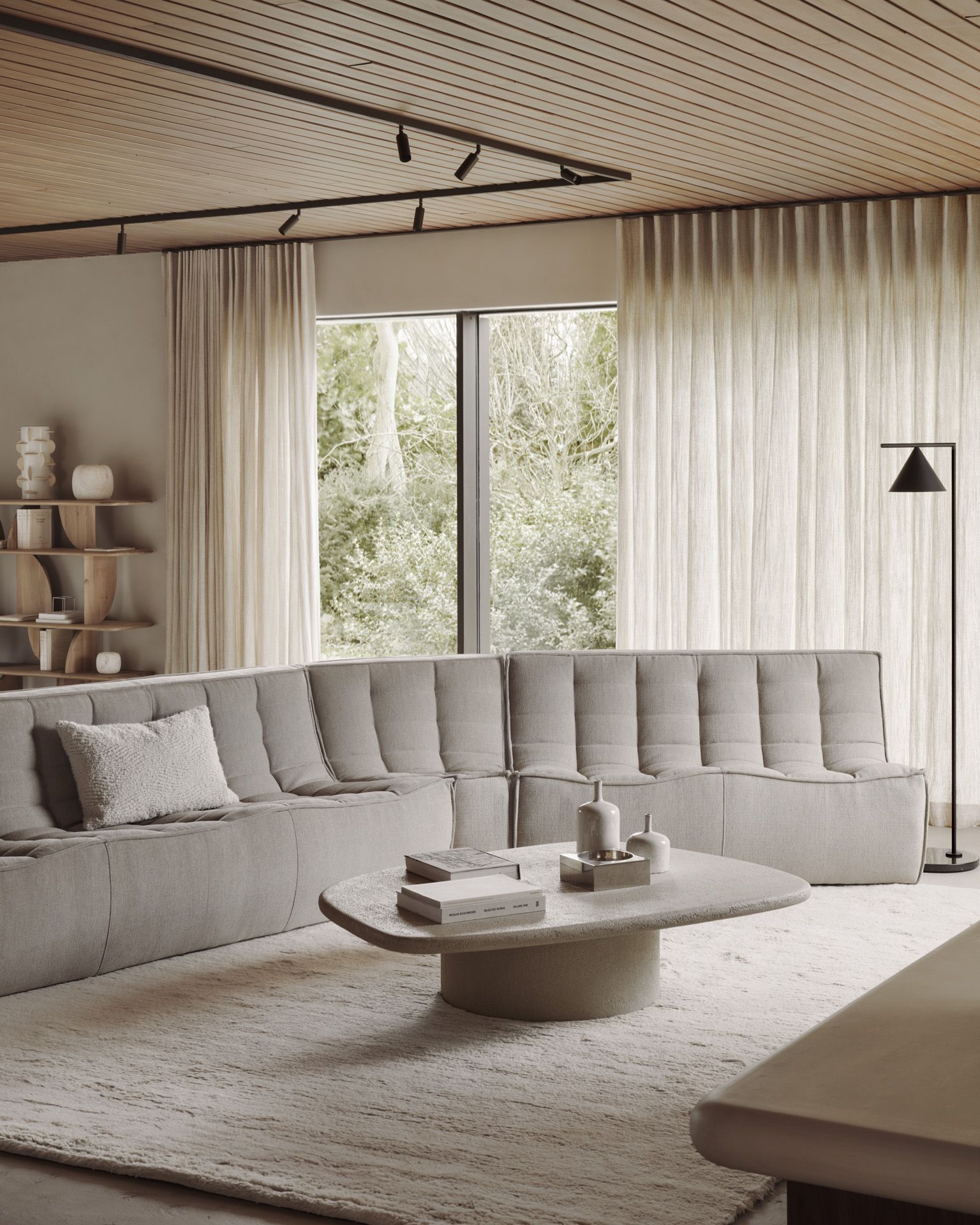 N701 Modulsofa 45° runde Ecke Ethnicraft