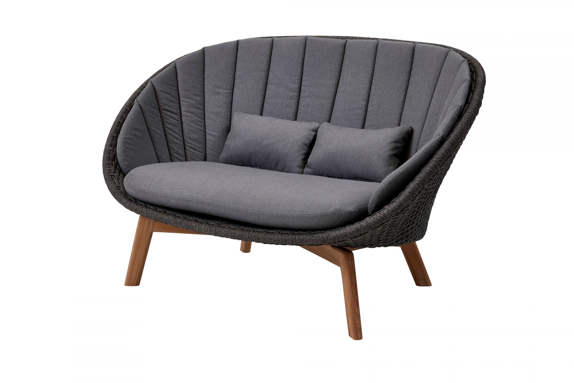 Peacock Outdoor Kissensatz für 2-Sitzer Sofa Cane-Line grau