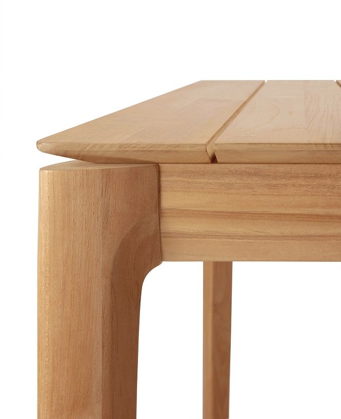 Bok Outdoor Tisch Teak quadratisch Ethnicraft
