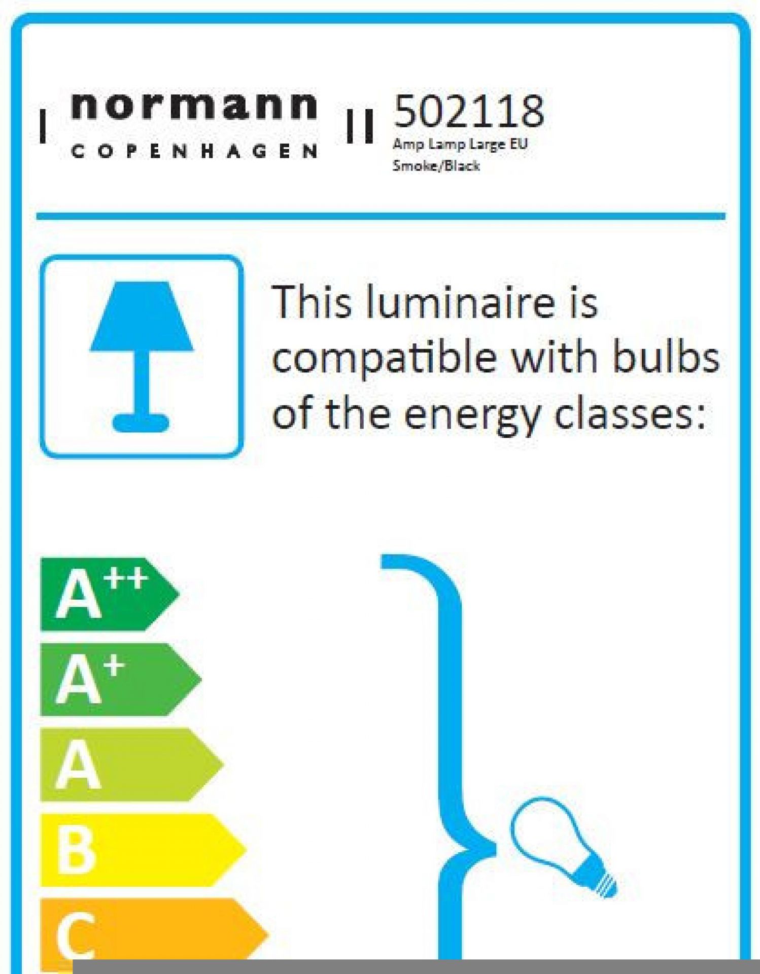 Amp Lamp Hängeleuchte  Ø 11,2 x H 26 cm / GOLD-GRÜN Normann Copenhagen EINZELSTÜCK