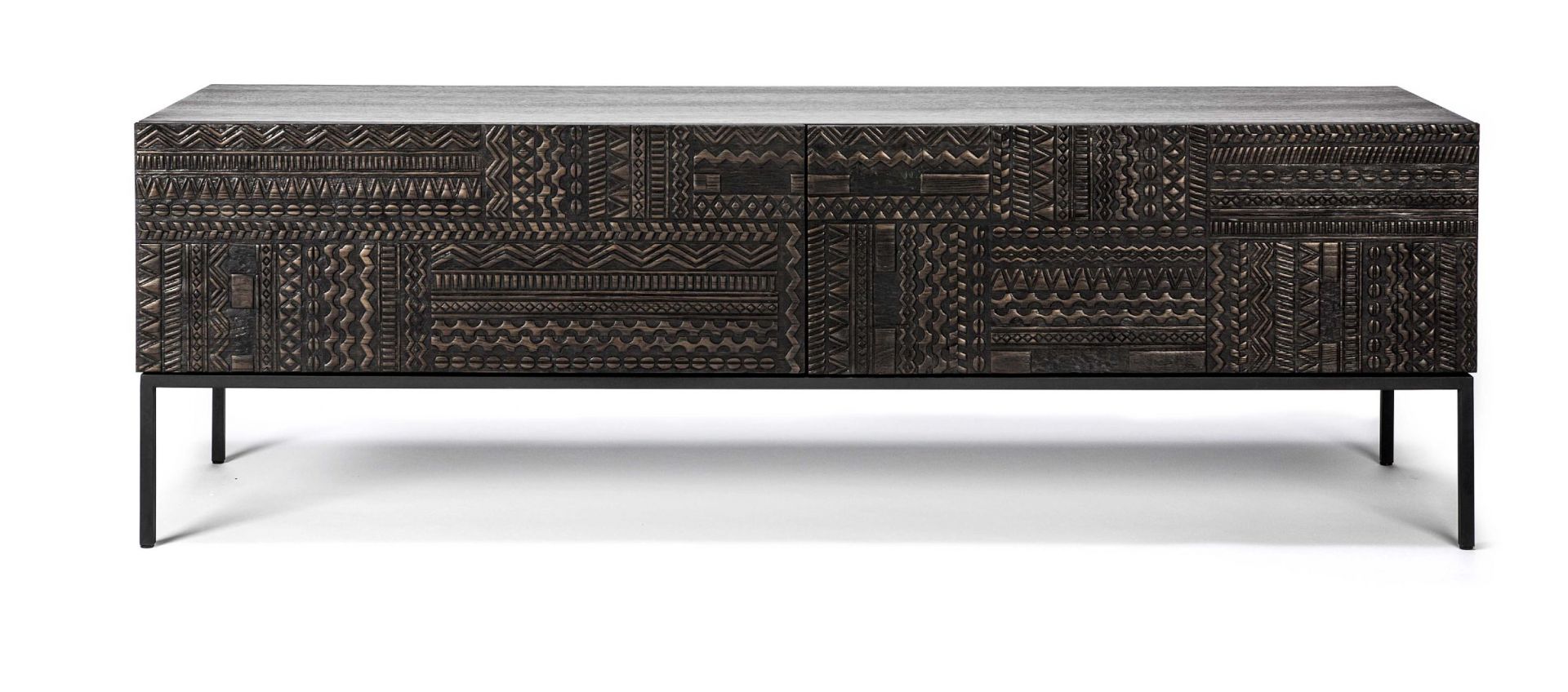 Tabwa TV Möbel Teak schwarz Ethnicraft