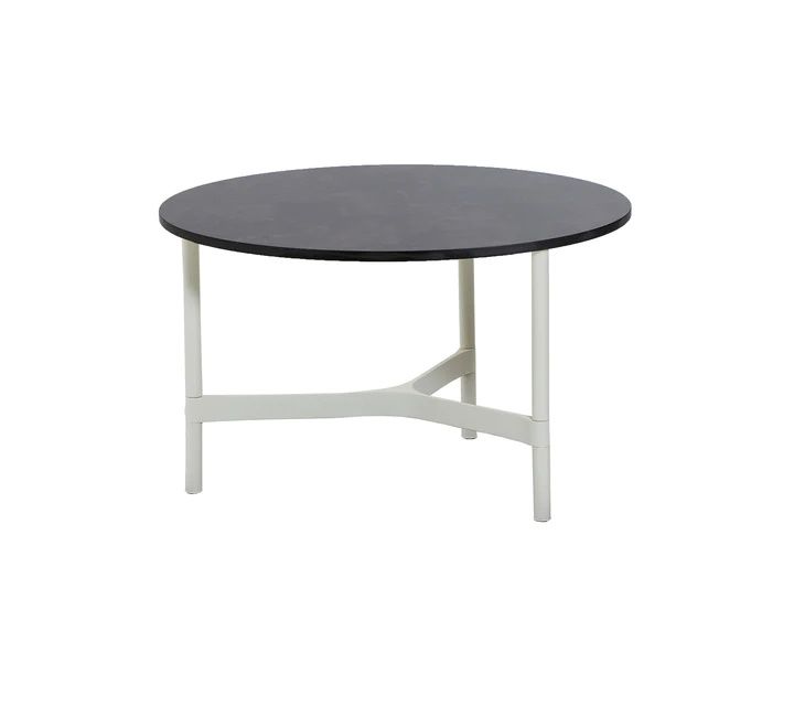 Twist Beistelltisch Aluminium Medium Weiß Cane-Line