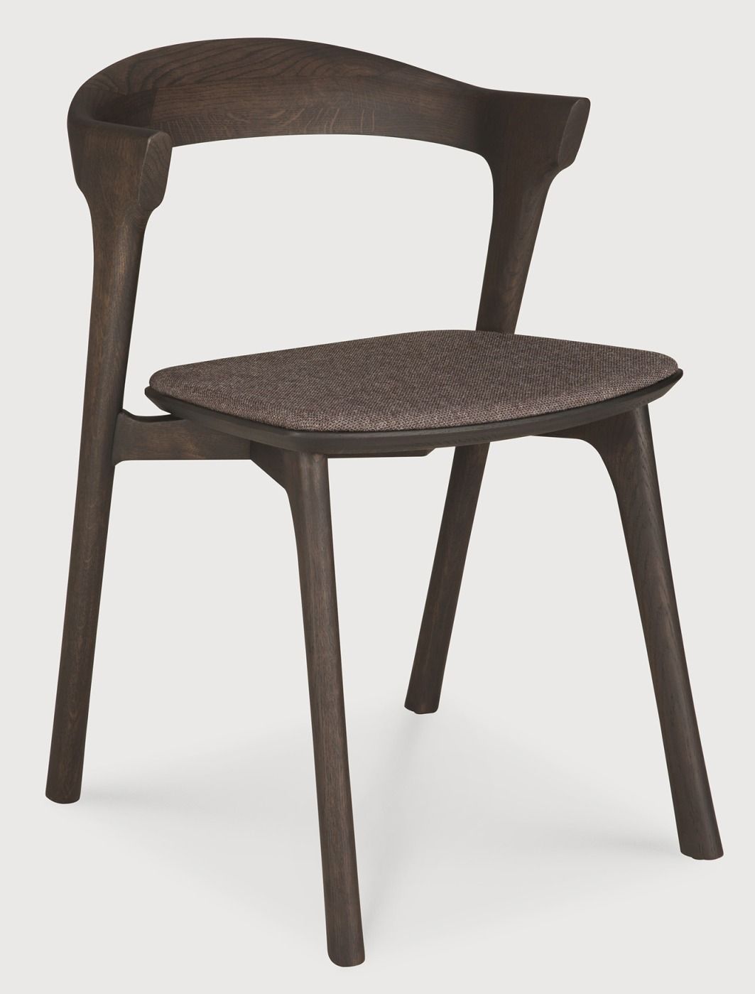 Bok Stuhl Eiche braun / Stoff Warm braun Ethnicraft