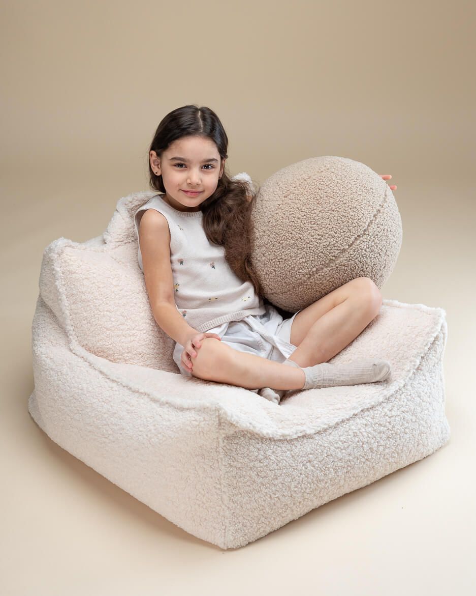 Sitzsack Sessel Teddystoff Wigiwama