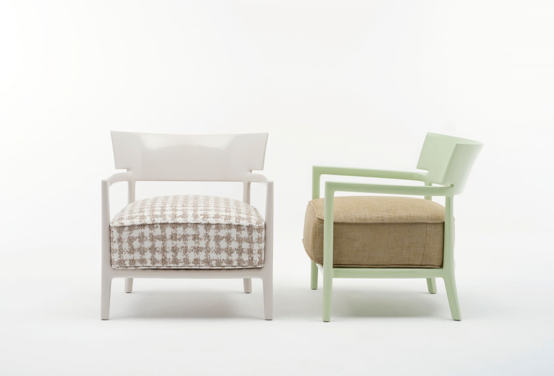 Cara Fancy Sessel Kartell Blassgruen