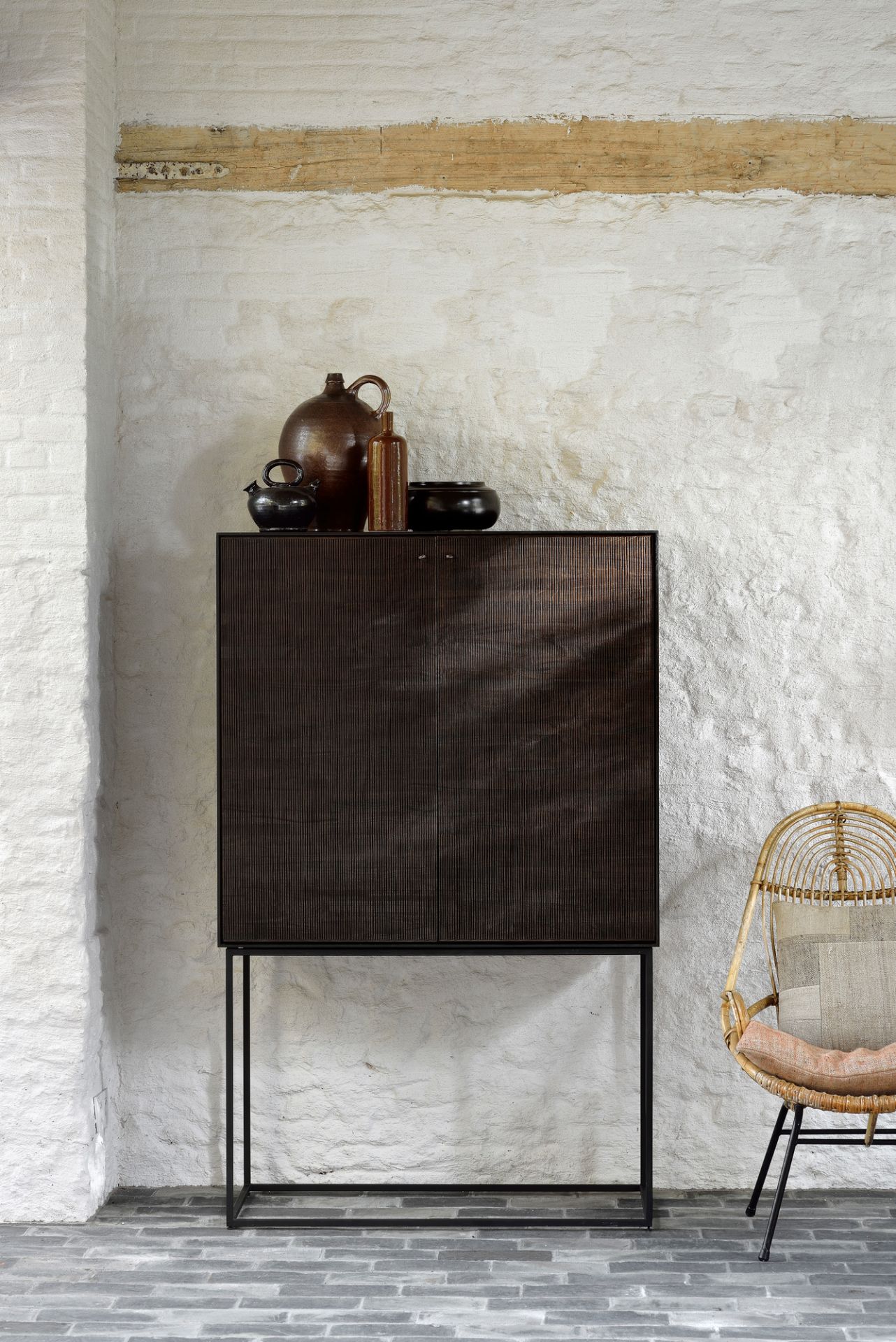 Teak Grooves Schrank Ethnicraft