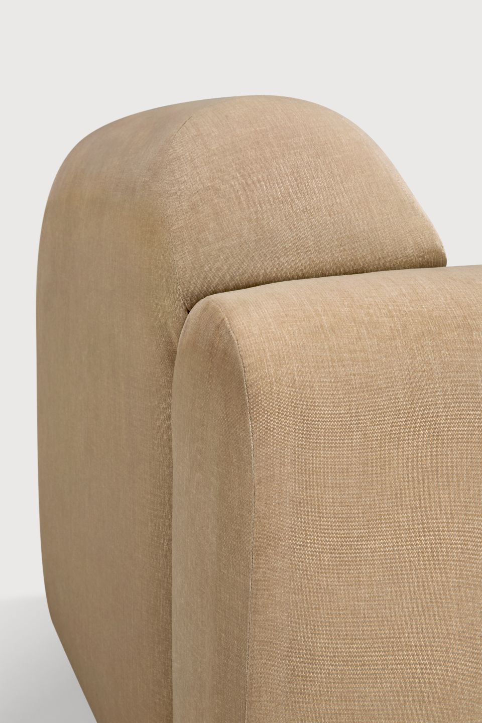 Bulky Modulsofa Light Sepia Liegeposition rechts Ethnicraft