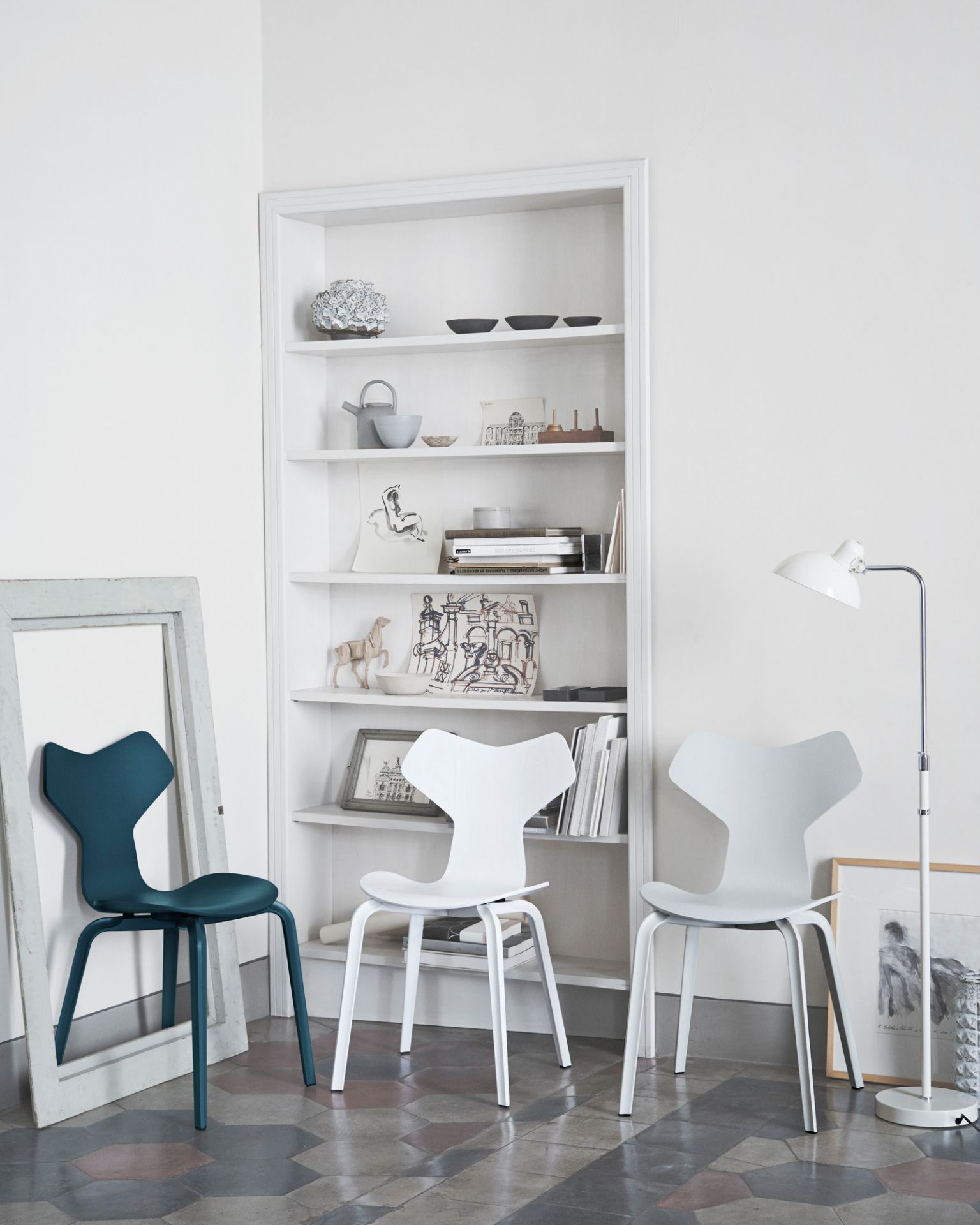 6580 F Luxus Stehleuchte KAISER idell Fritz Hansen