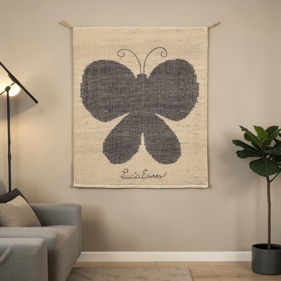 Lucia Eames Butterfly Tapestry Wandteppich Nanimarquina