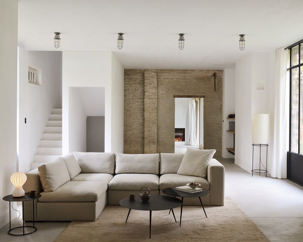 Rückenkissen für Mellow Sofa - Off White Eco Stoff Ethnicraft