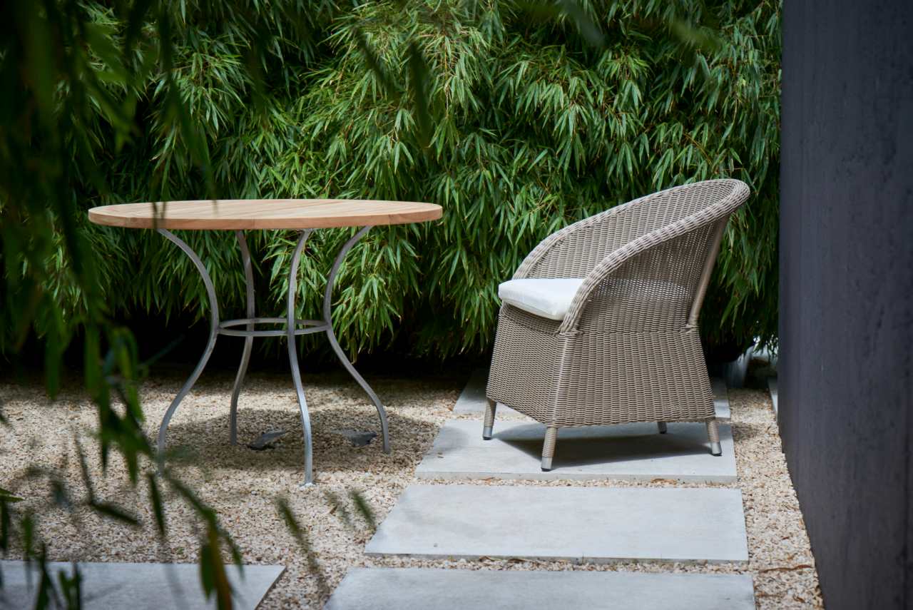 Sitzkissen Weiß für Romantik Sessel Outdoor Jan Kurtz
