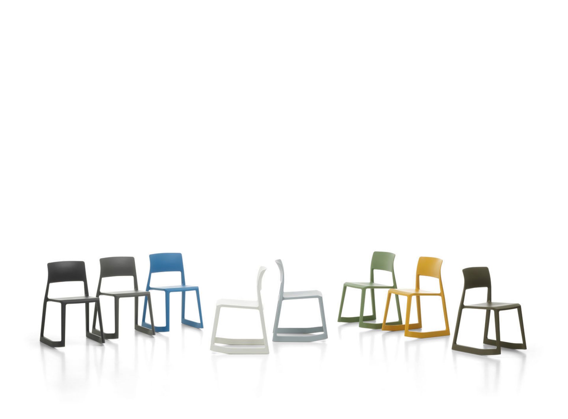 Tip Ton RE Stuhl Kunststoff Vitra Koralle