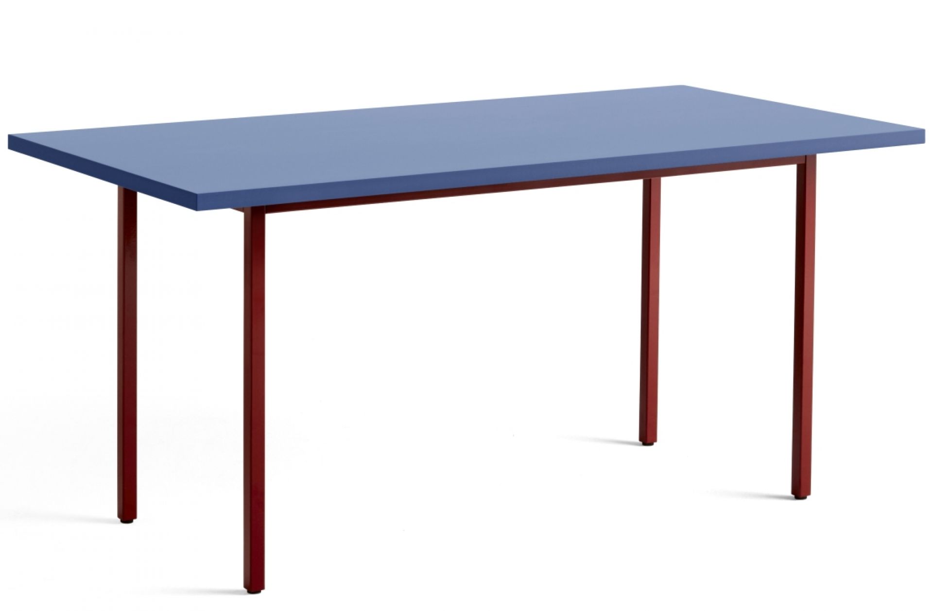 Two Colour Table Tisch Länge 160 cm Hay Blau - Maroon rot