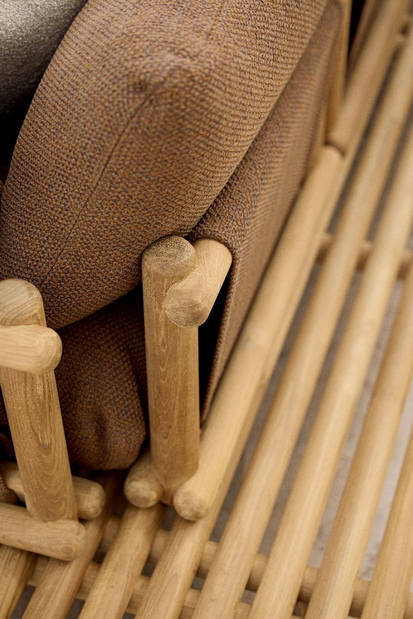 Sticks Platform Sofa mit Chaiselongue Outdoor Cane-Line