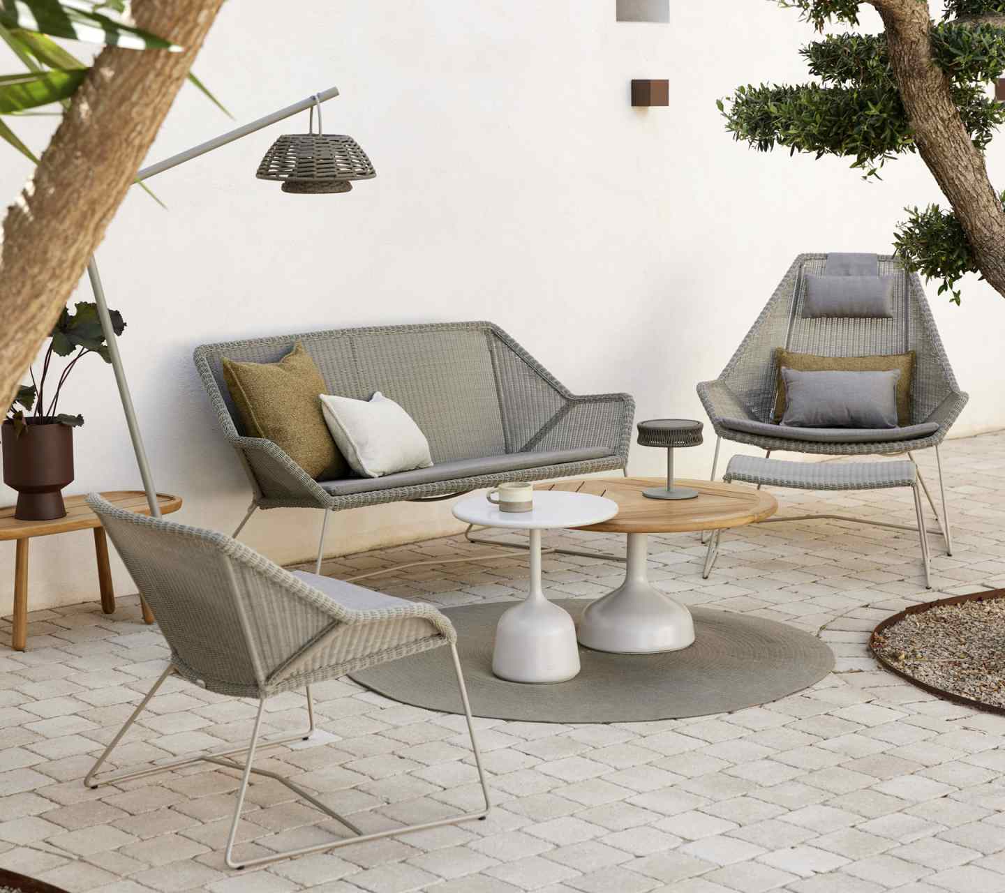Breeze Outdoor Loungesofa Cane-Line Taupe