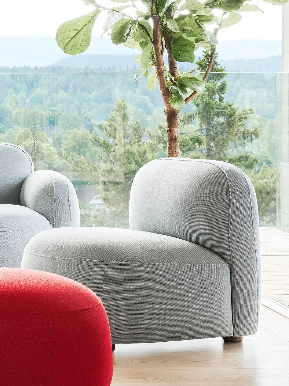 Gem Loungesessel hellgrau Northern