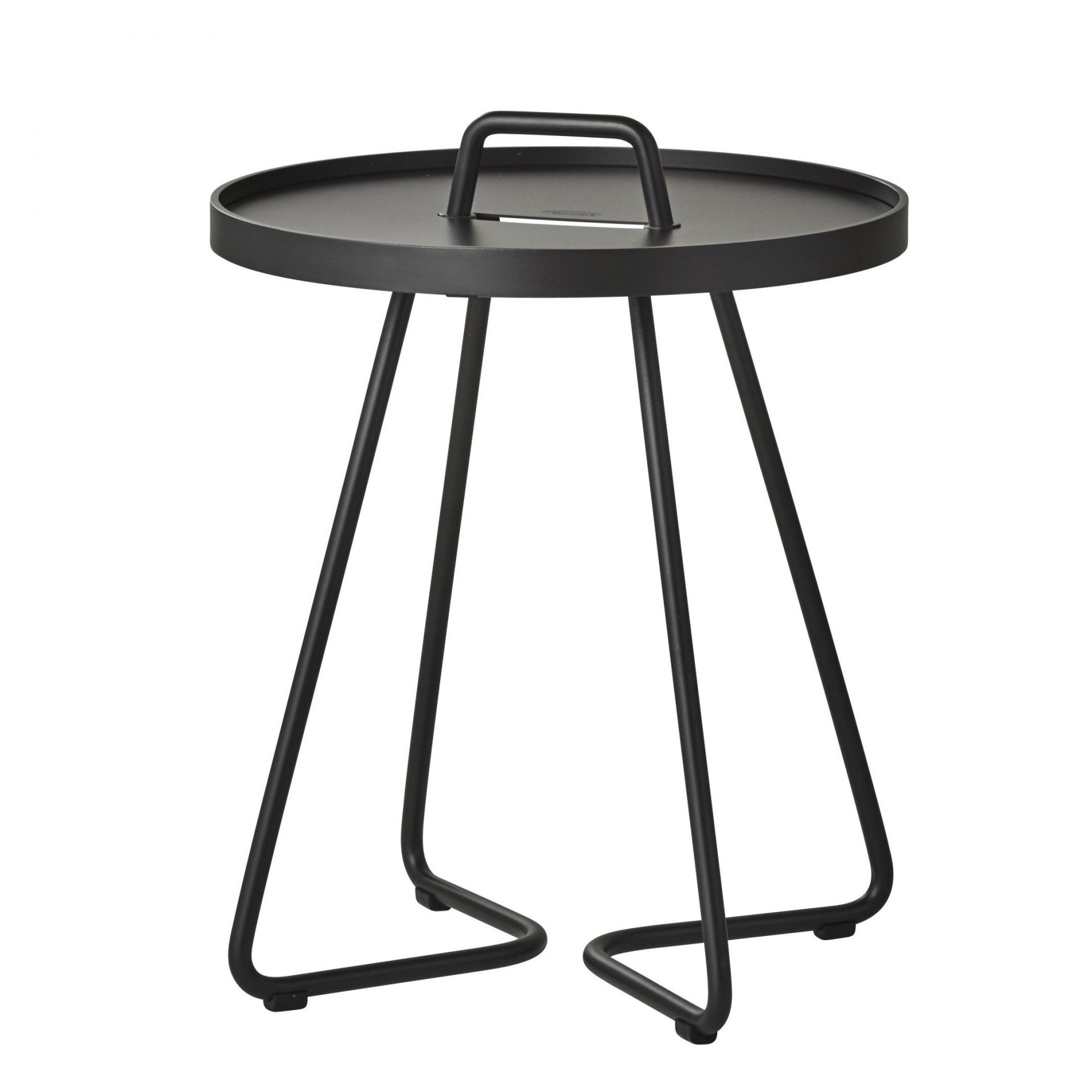On-The-Move Outdoor Beistelltisch extra klein schwarz Cane-Line