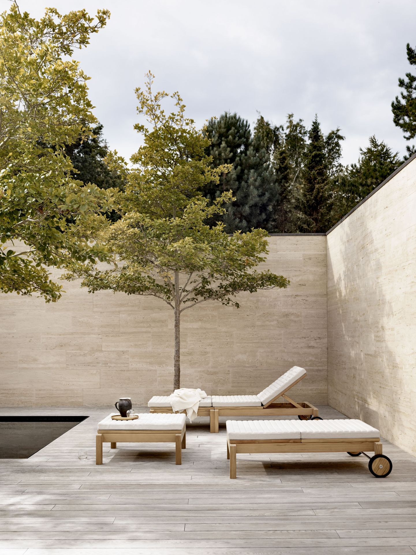 AH604 Gartenliege Teak Outdoor Carl Hansen & Søn