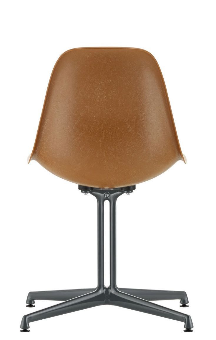 Eames Fiberglass Side Chair La Fonda Ocker Dunkel Vitra LIMITED EDITION