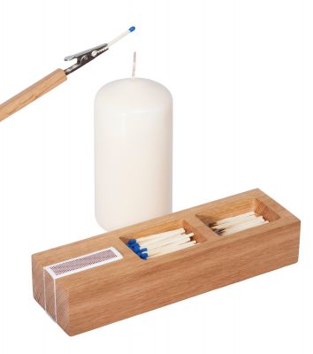 Feuer-Zeuge Streichholzbox & Anzündhilfe Designimdorf