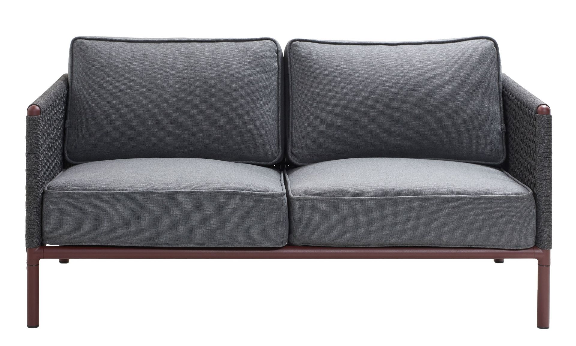 Encore 2-Sitzer Sofa Bordeaux inkl. AirTouch Kissen Cane Line