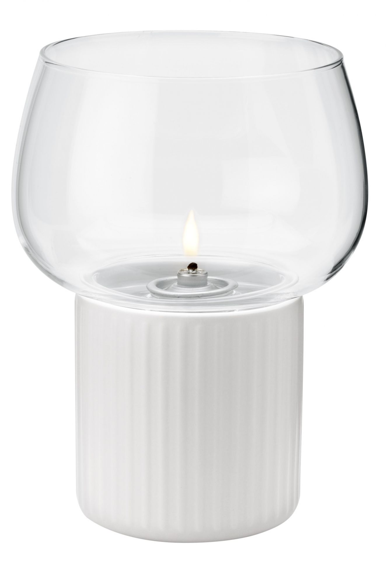 Hygge Hurricane Windlicht RIG TIG by Stelton Weiss EINZELSTÜCK