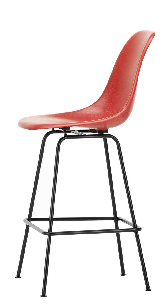 Eames Fiberglass Bar Stool Medium Barhocker Vitra