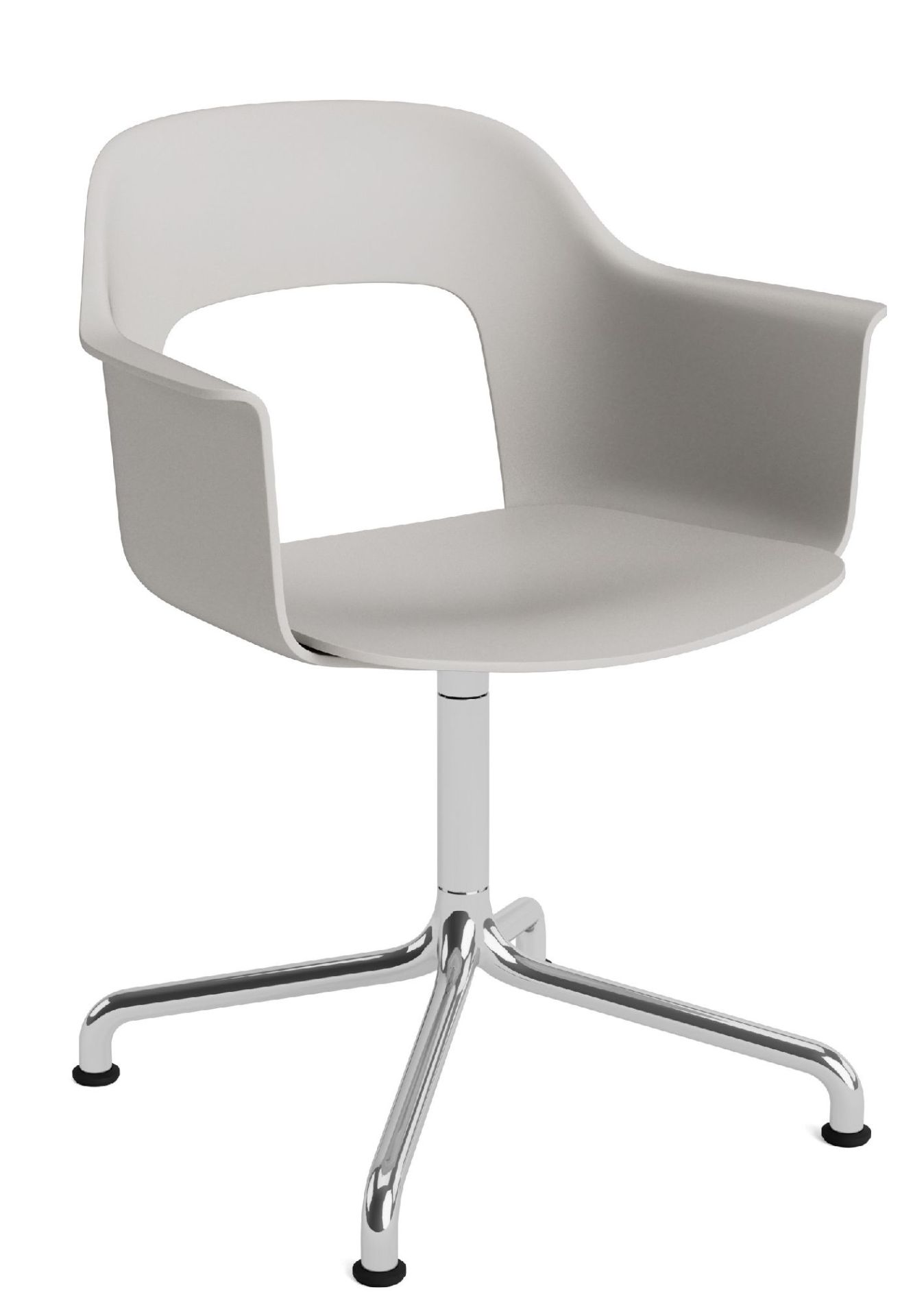 Layout Armchair 251 Armlehnstuhl 4-Sternfuß Drehfuß mit gebogenem Fußkreuz Hay