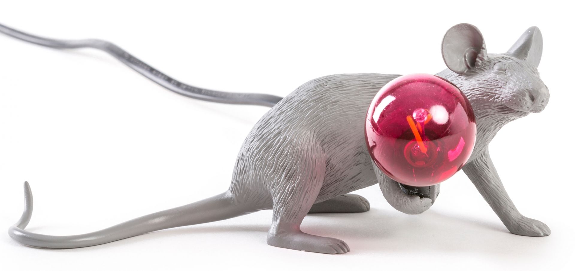 Mouse Lamp Tischleuchte grau Seletti EINZELSTÜCKE