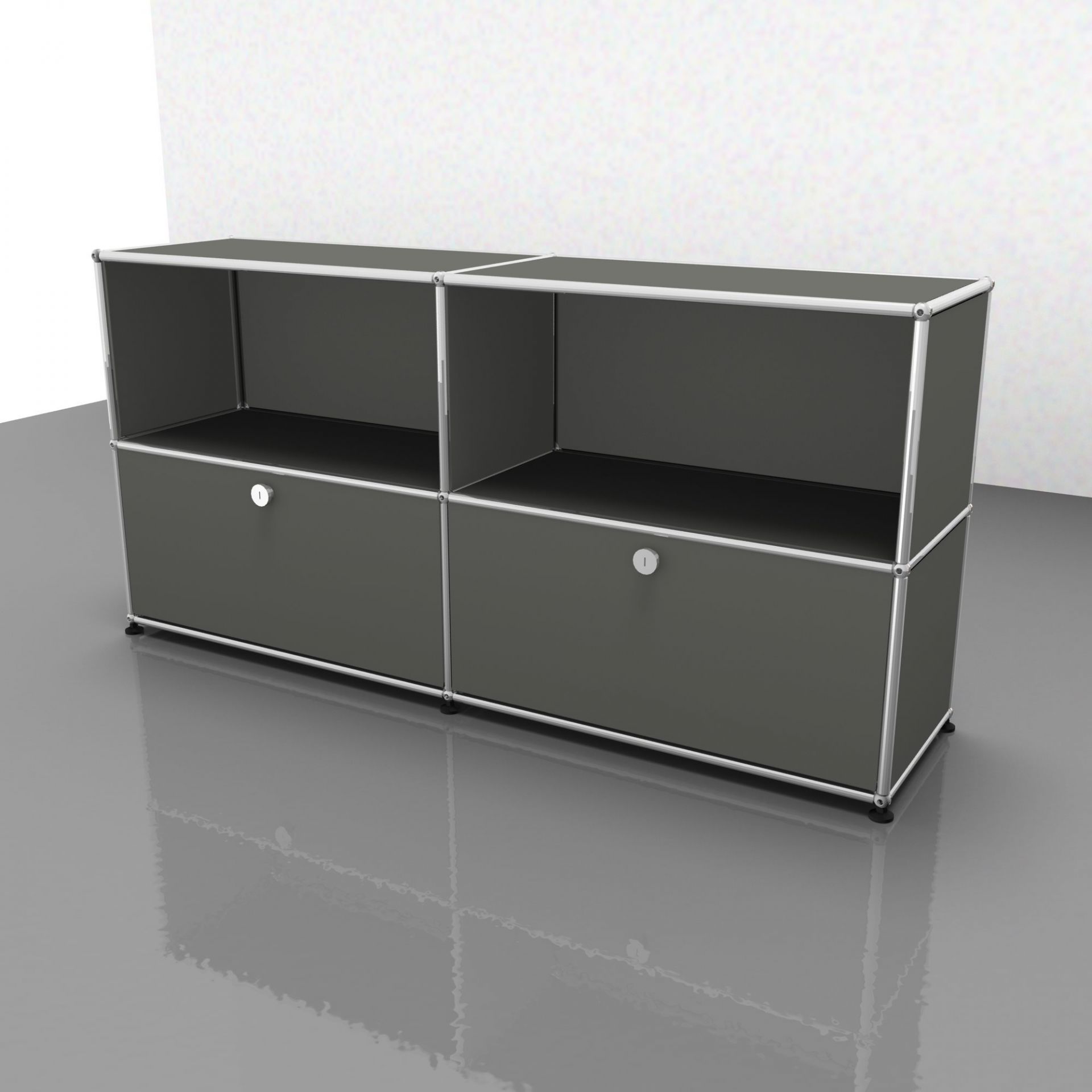 USM Haller Sideboard Schubladen – mittelgrau