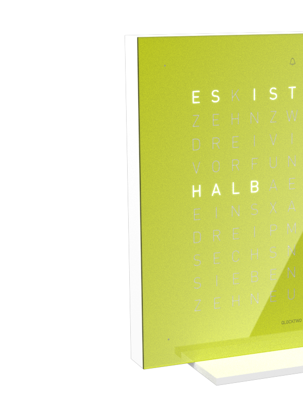 Korpus für Earth 13.5 Tischuhr / Zeitobjekt Deutsch QLOCKTWO