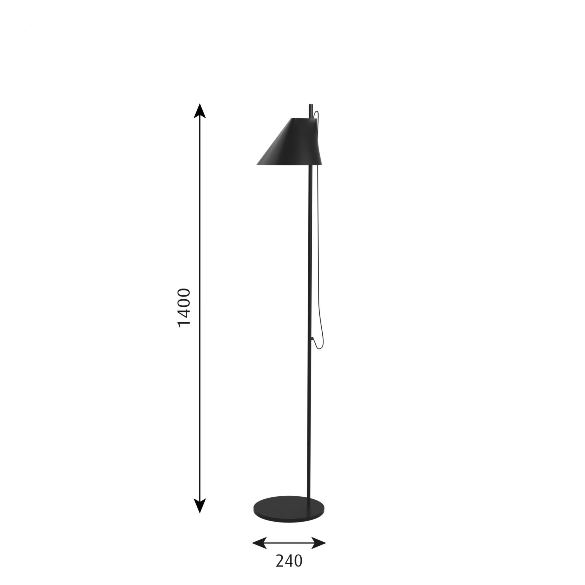 Yuh LED Stehleuchte Louis Poulsen 