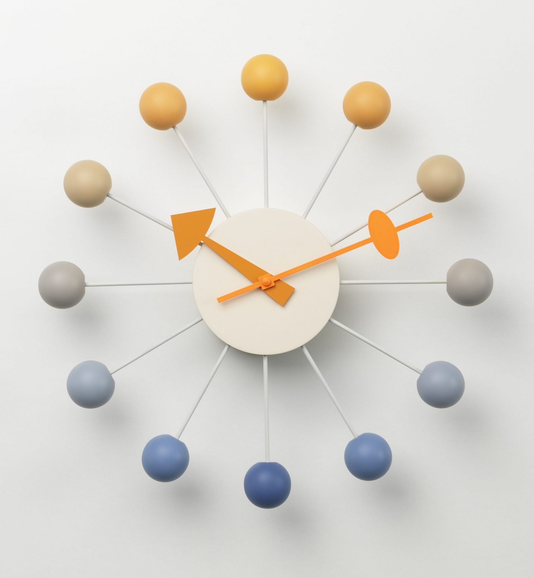 Ball Clock Wanduhr Sunrise Vitra LIMITED EDITION  
