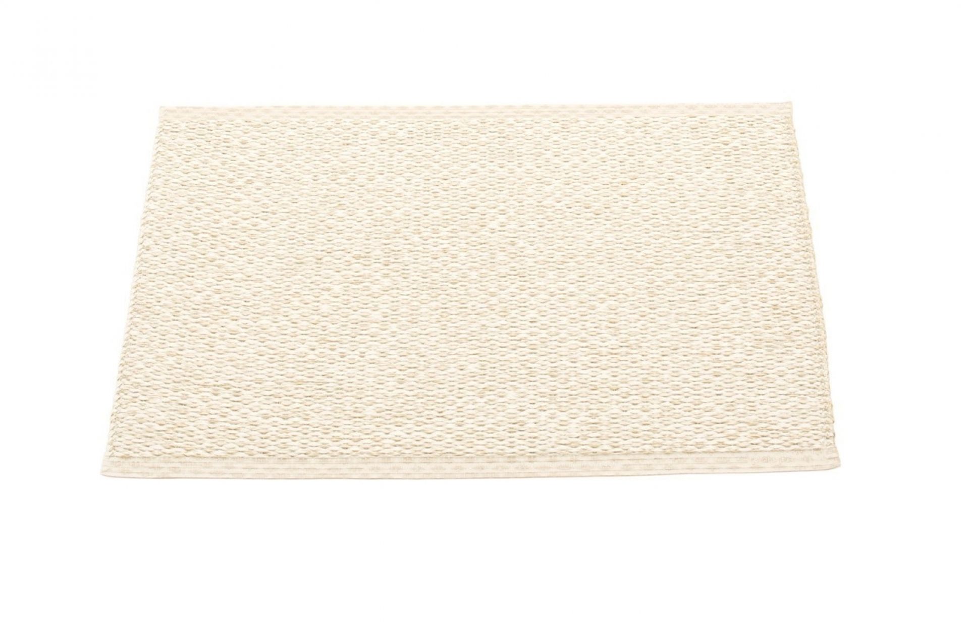 Svea Kunststoffteppich in Vanille, 70x50 cm. Strukturierter Teppich für Innen- und Außenbereiche.