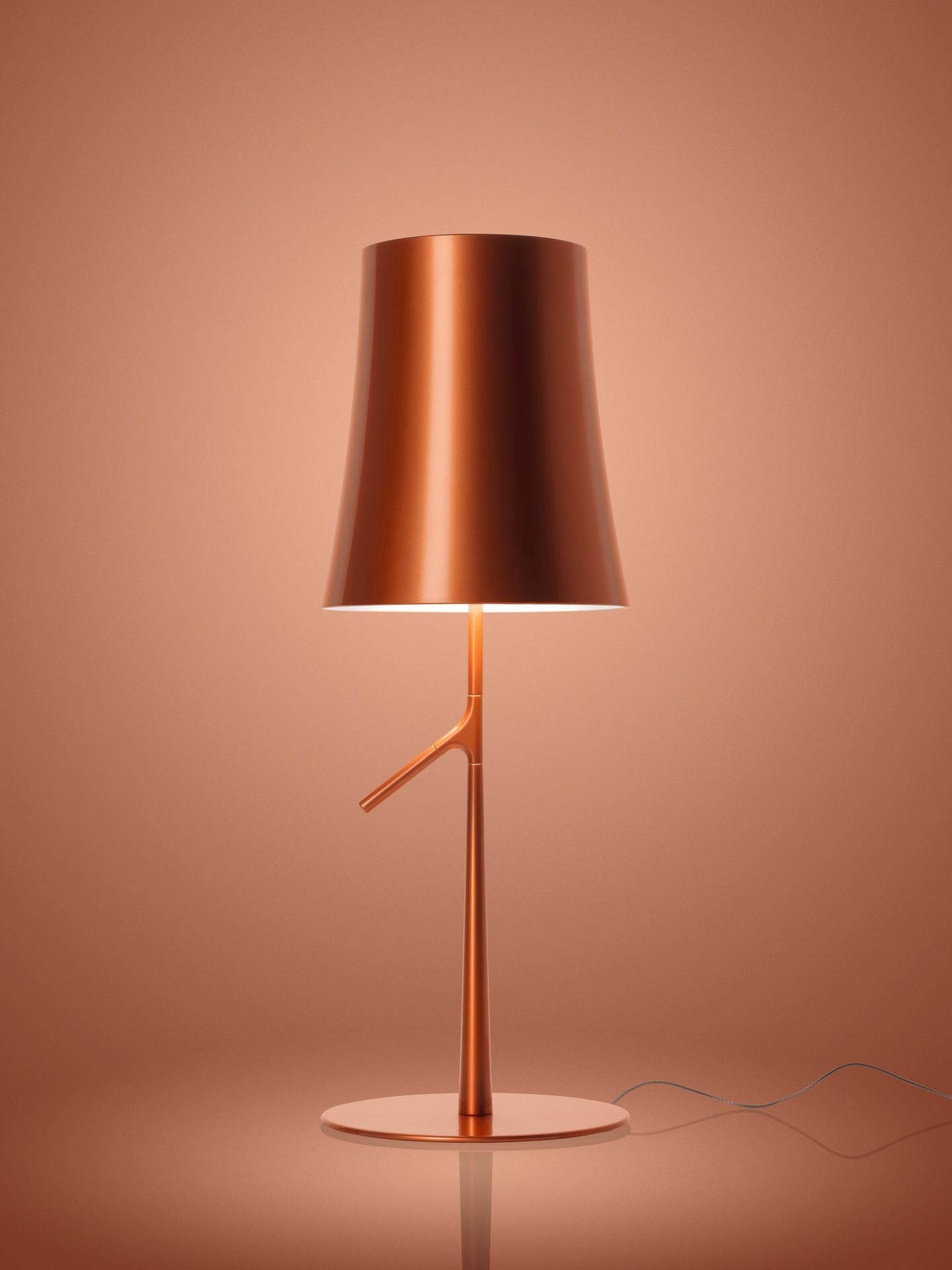 Birdie Piccola LED Tischleuchte Foscarini Aqua grün