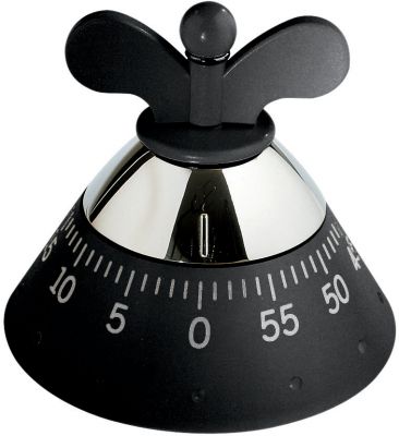 Kitchen Timer Küchenuhr/Küchenwecker Schwarz Alessi