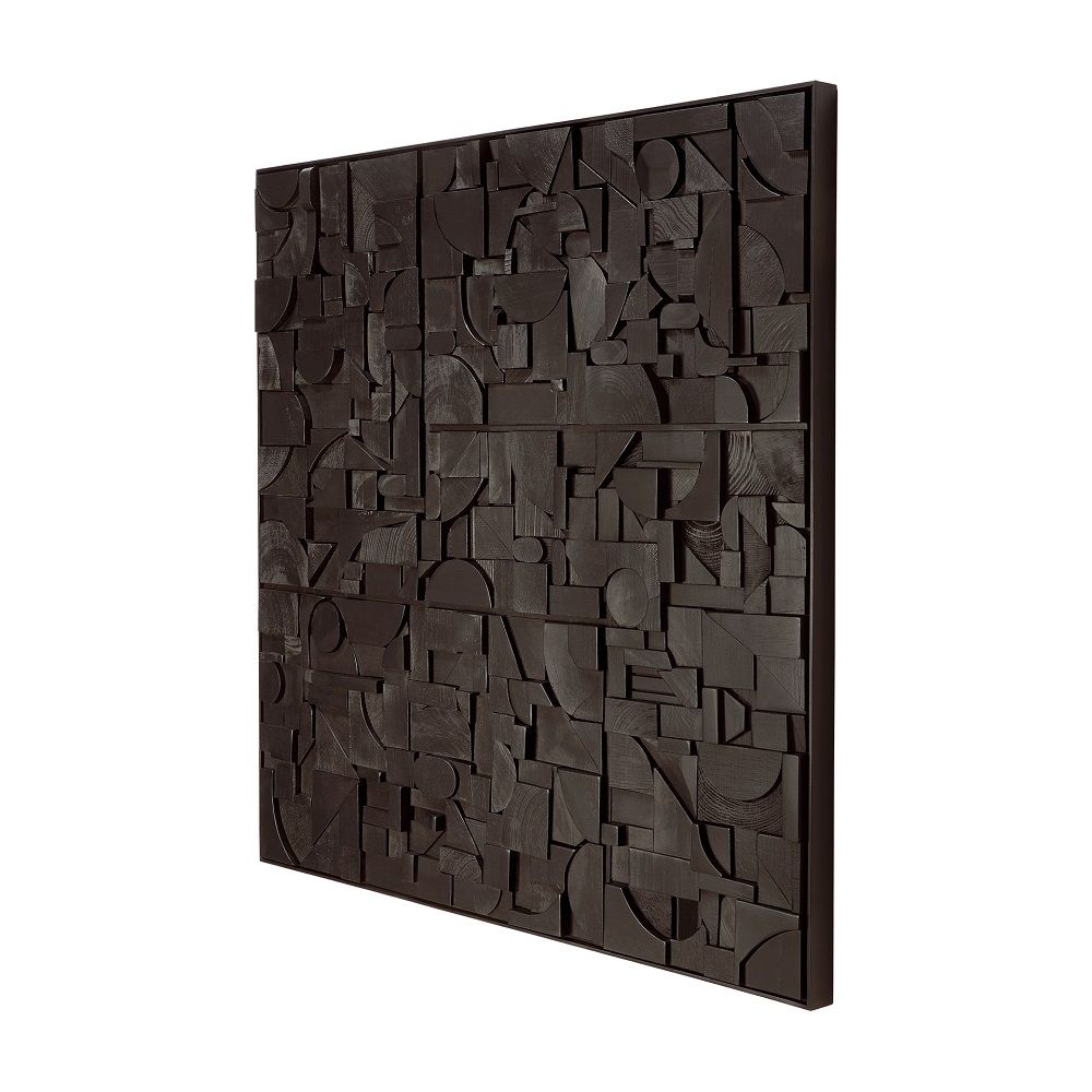 Bricks Wandkunst Holz Ethnicraft