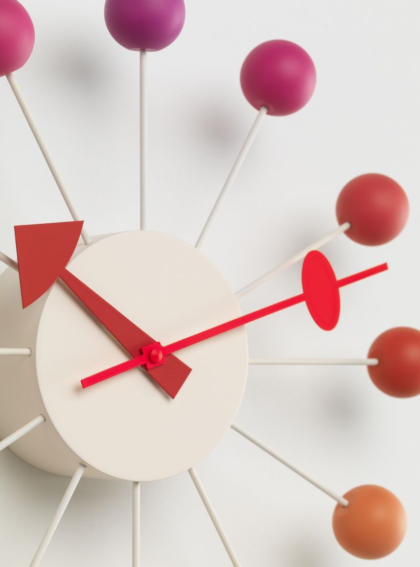 Ball Clock Wanduhr Sunset Vitra LIMITED EDITION 
