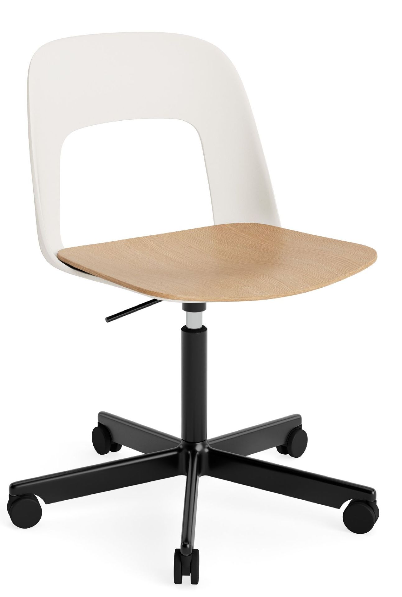 Layout Side Chair 142 5-Stern Drehfuß Stuhl Hay