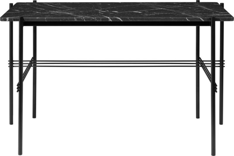TS Desk Schreibtisch Marmor schwarz Gubi