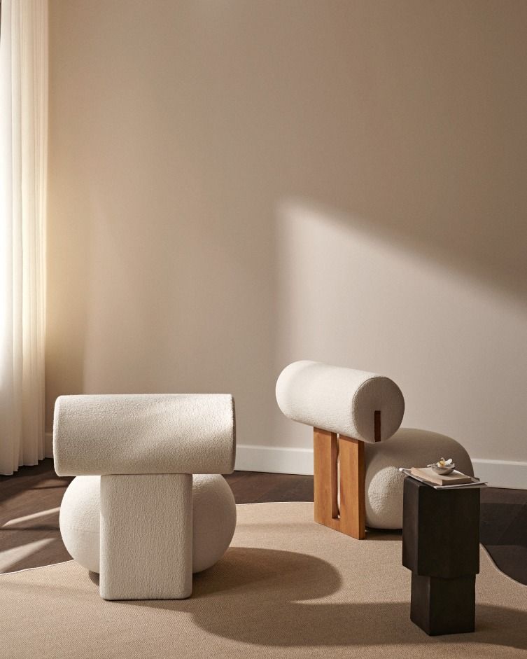 Hippo Lounge Chair Sessel Vollgepolstert NORR11