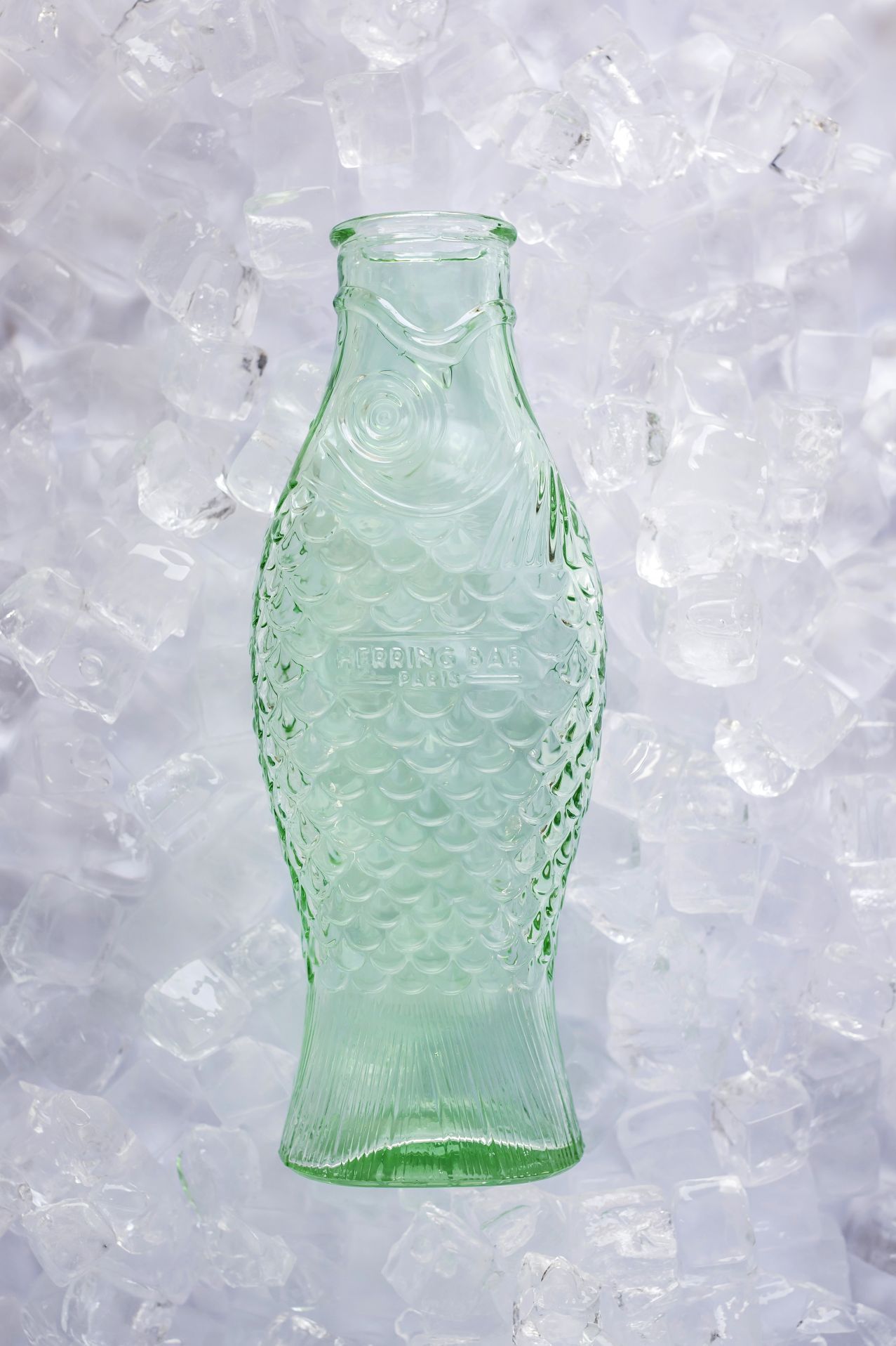 Fles Flasche Fisch Grün Serax