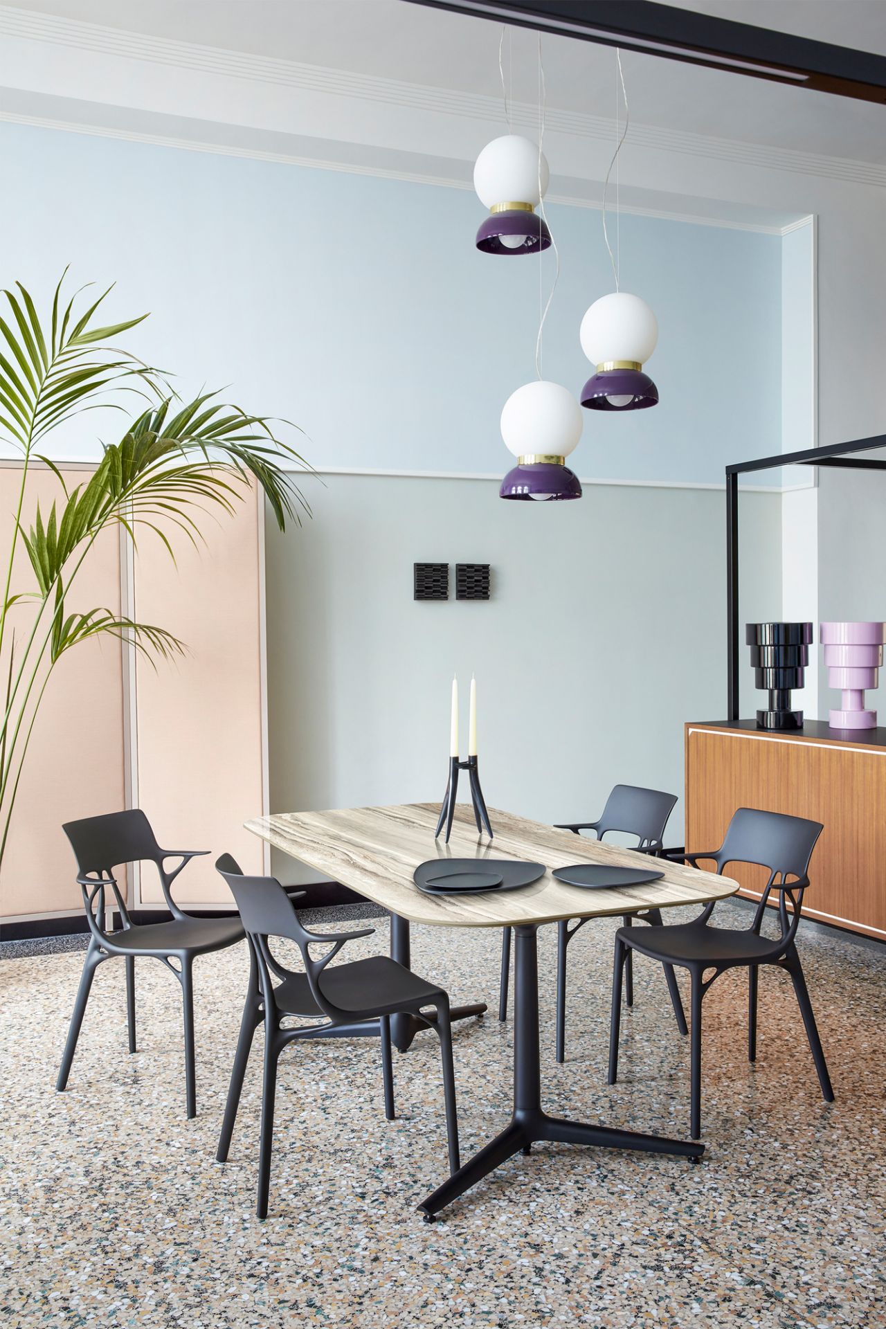 A.I. Stuhl Schwarz Kartell EINZELSTÜCK