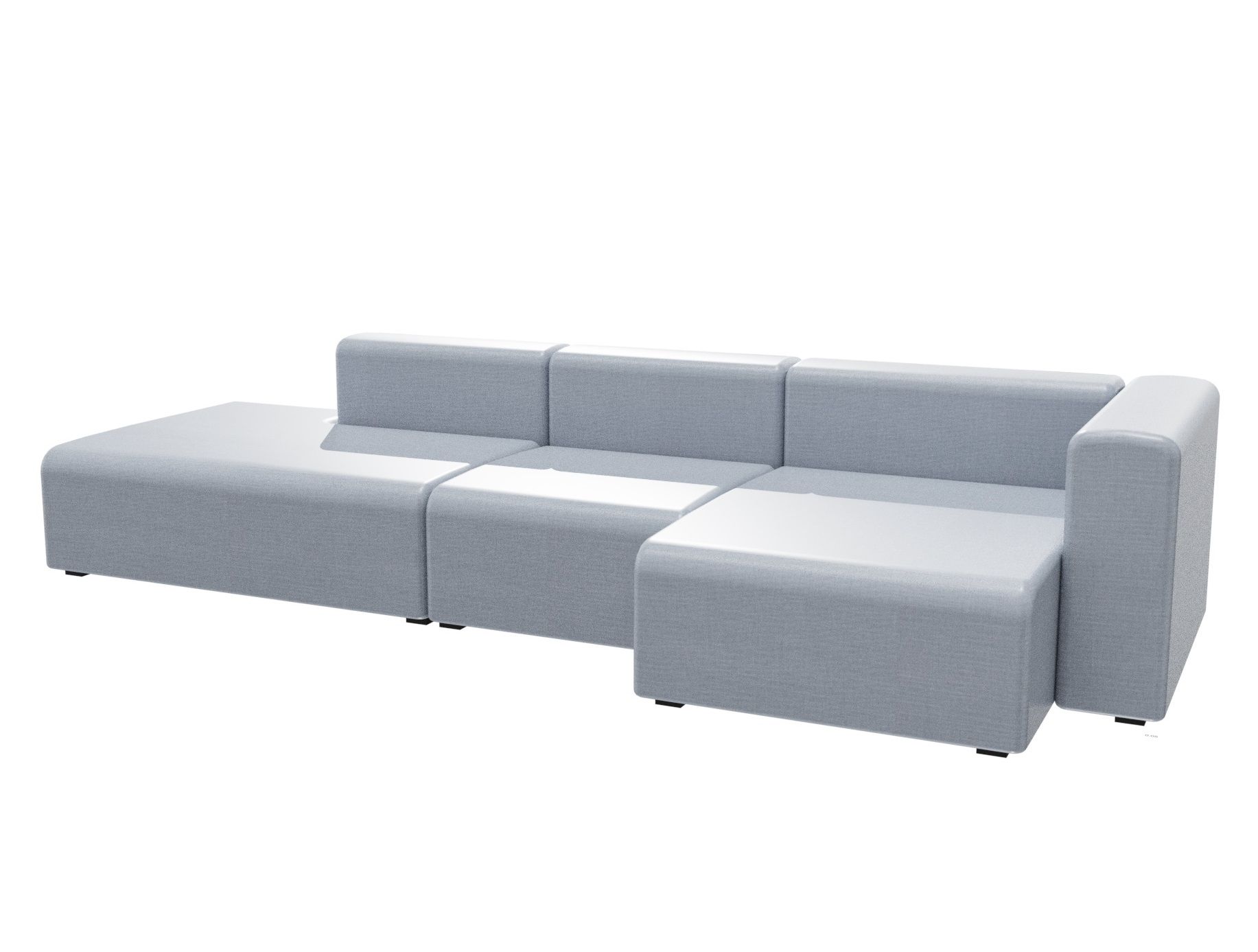 Mags Sofa 3-Sitzer Combination 4 Hay