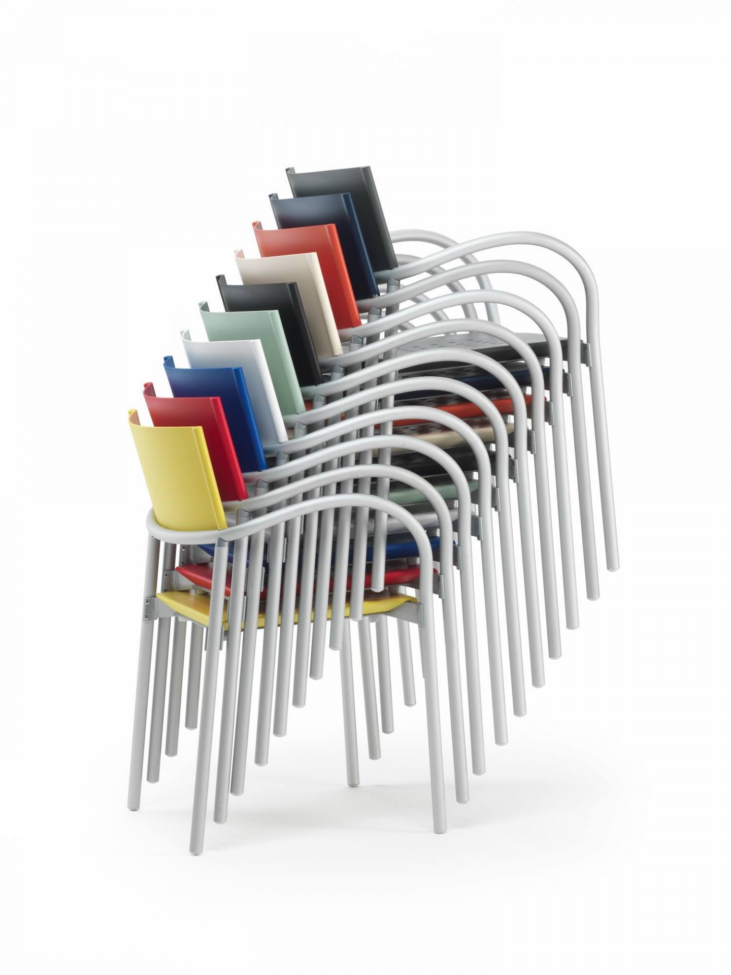 Breeze Stuhl Segis Grün Aluminium poliert