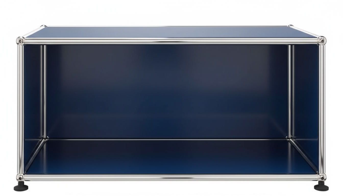 USM Haller Lowboard Offen Stahlblau