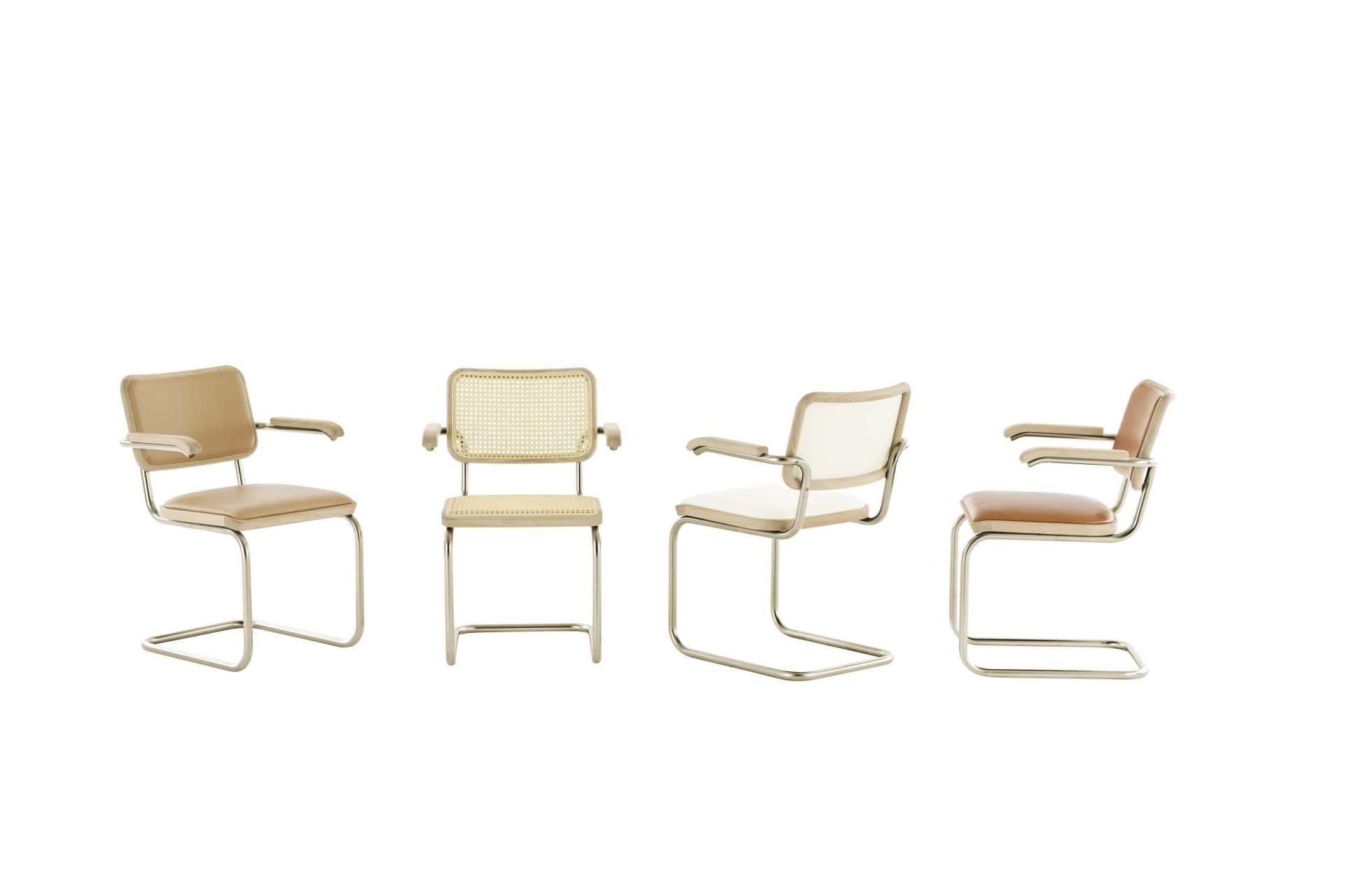 JS. Thonet by Jil Sander S 64 V / S64V Freischwinger Thonet 
