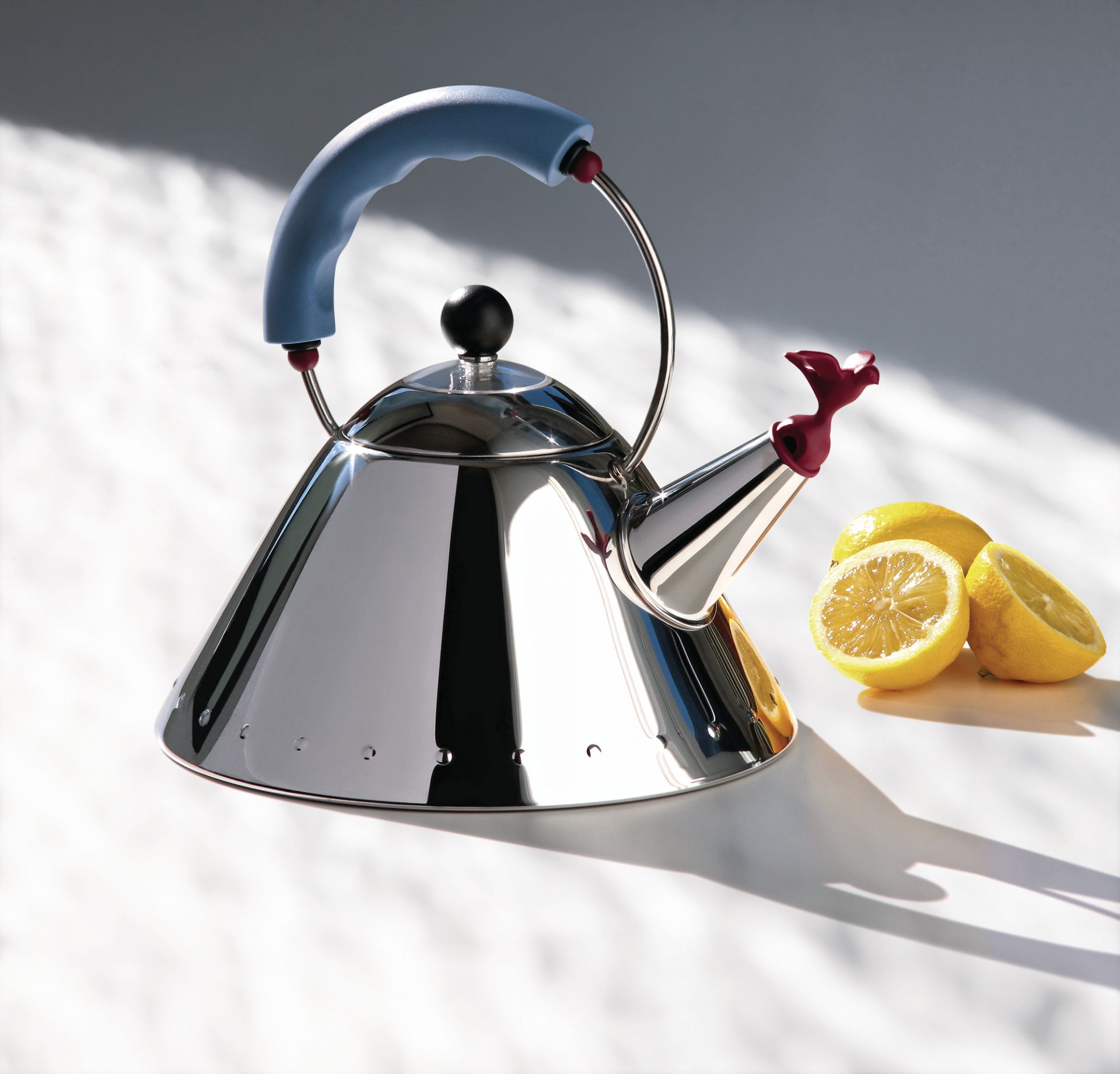 9093 Wasserkessel Hellblau Alessi EINZELSTÜCK