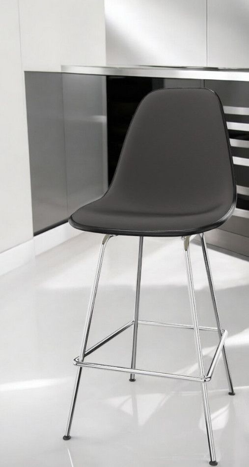 Eames Plastic Bar Stool Barhocker Medium Vollgepolstert Vitra 