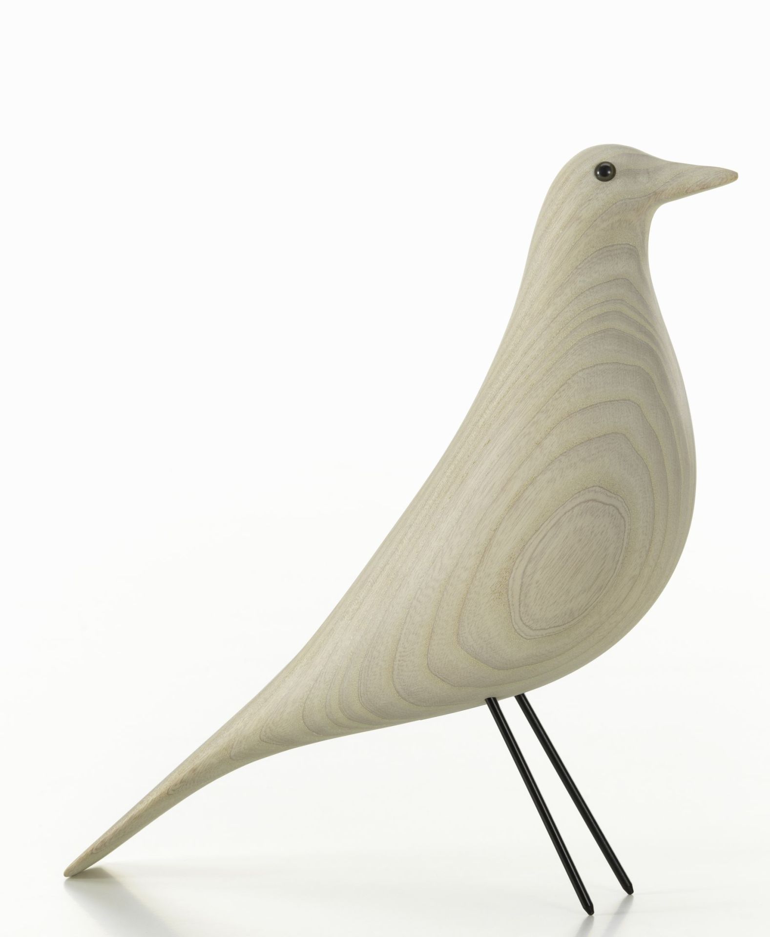 Eames House Bird Skulptur Esche weiß geölt Vitra Neue Version